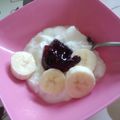 ママんま's cooksnap of when they made ◆ブルーベリーバナナヨーグルト◆.