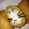 オカタ's cooksnap of when they made お弁当・稲荷寿司でねずみ男♪.