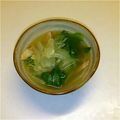 新妻あや's cooksnap of when they made 朝ごはんに。レタスのスープ.