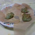ヴェルク's cooksnap of when they made ビタントニオで「よもぎ餅チーズせんべい」.