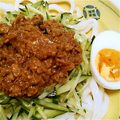 アイラブ家族's cooksnap of when they made 濃い味！ジャージャー麺！！.