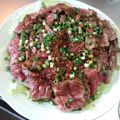 yumi助's cooksnap of when they made 牛もも肉のたたき.