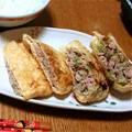 ゆかりんっち's cooksnap of when they made ツナともやしとチーズの油揚げ包み焼き.