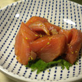 大魔女's cooksnap of when they made マグロと水菜の山葵めんつゆマヨネーズ和え.