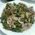 クロコマン's cooksnap of when they made スタミナ抜群!豚肉&ピーマン炒め♪.