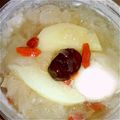 ほのちんかなちん's cooksnap of when they made なつめ・キクラゲ・桃・クコの実の薬膳甘味.