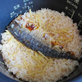 うーちゃま☆'s cooksnap of when they made 超簡単　秋刀魚の炊き込みご飯.