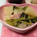 sino紫野's cooksnap of when they made 簡単とろっとろ～❤かぶとベーコンの炒め煮.