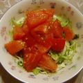milkmiku39's cooksnap of when they made ＊グレープフルーツとミニトマトのサラダ＊.