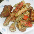 toshiebaba's cooksnap of when they made ちくわのふわふわ♪青海苔入り衣揚げ☆.