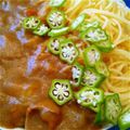 さとっぺ♂'s cooksnap of when they made カレーリメイク。イタリアン風カレーパスタ.