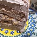 さん屁ぇです's cooksnap of when they made 再現⁂トップスチョコクリームケーキ.