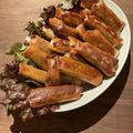 まんだちゃん's cooksnap of when they made おもてなしメニューひき肉の絶品春巻き☆.