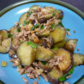 月見男子's cooksnap of when they made なすとひき肉炒め.