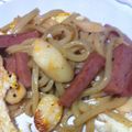 Fujicoooo's cooksnap of when they made スパム焼きうどん.