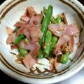 ビギナーもんちゃん's cooksnap of when they made 簡単☆インゲンとベーコンのソテー☆タパス.