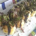 mita2013's cooksnap of when they made たこ焼きみたいシュークリーム.