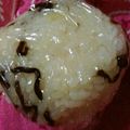 タンサンタンサン's cooksnap of when they made 子供も大好き！塩昆布とあげたまのおにぎり.