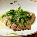 弥生うまれ。's cooksnap of when they made 鶏もも肉のねぎ塩蒸し.