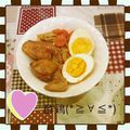 メーーープル's cooksnap of when they made 鶏もも肉をお酢でさっぱり！元気回復！！.