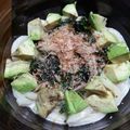 ゆきぷぅ★'s cooksnap of when they made 和風冷やしアボカドうどん.