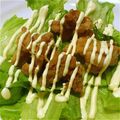 Mike929's cooksnap of when they made 唐揚げとサラダで味も栄養もバランス良く☆.