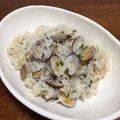 kamora's cooksnap of when they made スペイン風あさりのアロース｜炊き込みご飯.