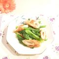 クレイプメートル's cooksnap of when they made ちくわと小松菜のナンプラー炒め.