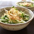 白玉季菜粉's cooksnap of when they made 水菜と油揚げのおひたし.