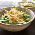 白玉季菜粉's cooksnap of when they made 水菜と油揚げのおひたし.