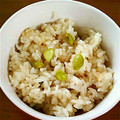 ゆず☆彡 's cooksnap of when they made 簡単！ 枝豆御飯.