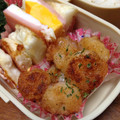 夜廼。's cooksnap of when they made 簡単★エビのから揚げ粉炒め　　弁当.