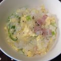 ボーノボーノボーノ's cooksnap of when they made 一人飯に☆ベーコンとネギのおじや☆.
