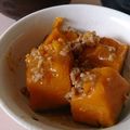 yk628's cooksnap of when they made かぼちゃと豚ミンチの煮物.