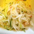 liutan's cooksnap of when they made 朝でも簡単♪カニカマ胡瓜チリマヨサラダ.