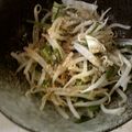 ばちゃばちゃ's cooksnap of when they made 簡単★☆もやしとニラのナムル.