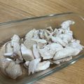 まど姉かおりんこ's cooksnap of when they made 電子レンジでしっとり★鶏ささみの酒蒸し.