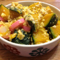 ごはんぱくぱく's cooksnap of when they made かぼちゃの豆腐和え.
