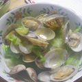 みこまる食堂's cooksnap of when they made アサリとレタスの酒蒸し.