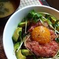Grace0107's cooksnap of when they made 鮪とアボカドの『ポキ丼』.
