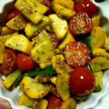 take2toshi's cooksnap of when they made ズッキーニとプチトマトのゴマ炒め☆.