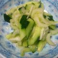 すみちゃんのママ's cooksnap of when they made セロリときゅうりのサッパリ和え☆.