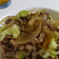 ナギヤ1114's cooksnap of when they made 余った野菜を消費☆牛肉のタレ焼き.