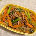 ＊＊めろん＊＊'s cooksnap of when they made 合い挽き肉で♩ワンパンそぼろビビンバ丼.