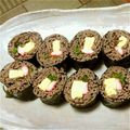 honmamu's cooksnap of when they made そば寿司.