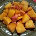 ここ☆しゃね's cooksnap of when they made じゃがいもとベーコンの煮ころがし.