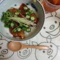 kajiさん's cooksnap of when they made おくらトロロ&ずけ丼.