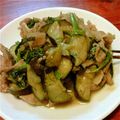 puula358's cooksnap of when they made 豚ナス味噌炒め.