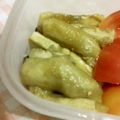クロちゃんのママ's cooksnap of when they made 茄子焼き・味ぽんからめのかつおぶしのせ.
