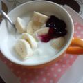 ママんま's cooksnap of when they made ◆ブルーベリーバナナヨーグルト◆.
